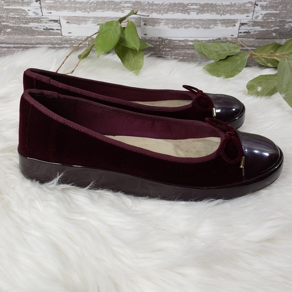 Isaac Mizrahi Live Purple Platform Flats - Picture 3 of 12